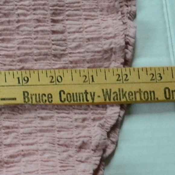 Vtg FADED  GLORY Gauze Latch Front Top - Picture 8 of 9